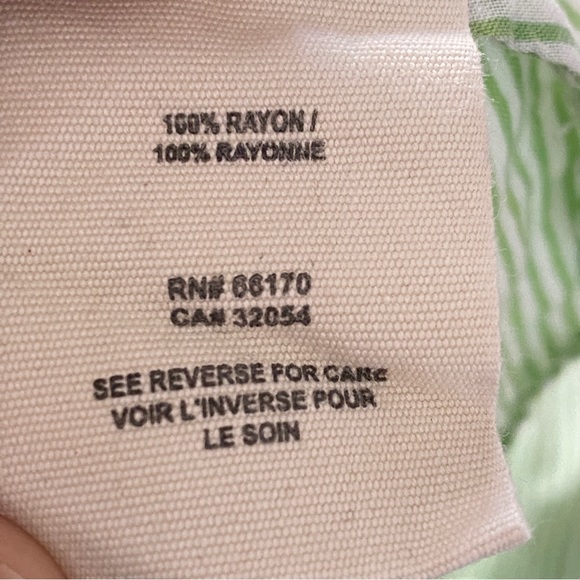 Free People Green Striped Mini Dress - Picture 6 of 7